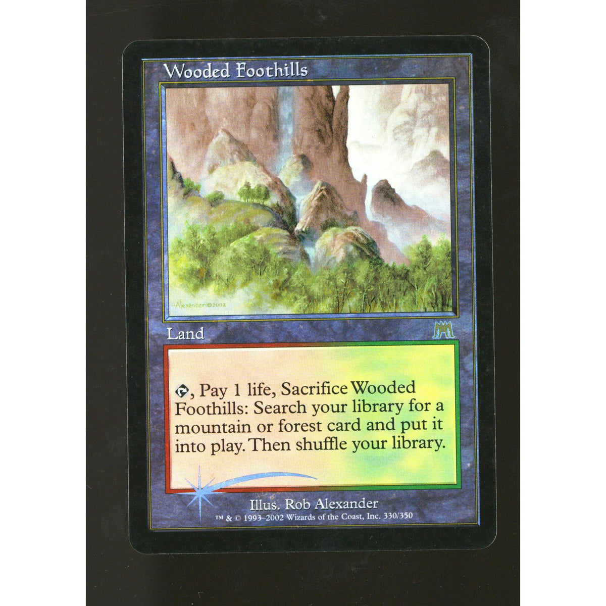 Wooded Foothills (Moderate Play Foil)