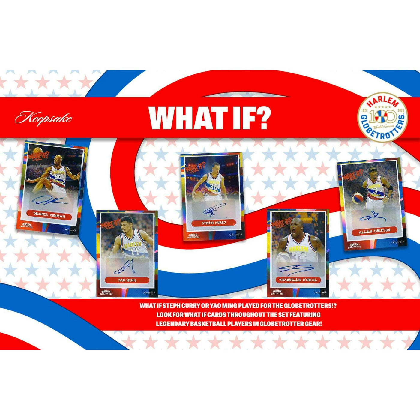 2026 Keepsake Harlem Globetrotters 100th Anniversary Keepsake Premiere Breaker 10-Box Case (Presell)
