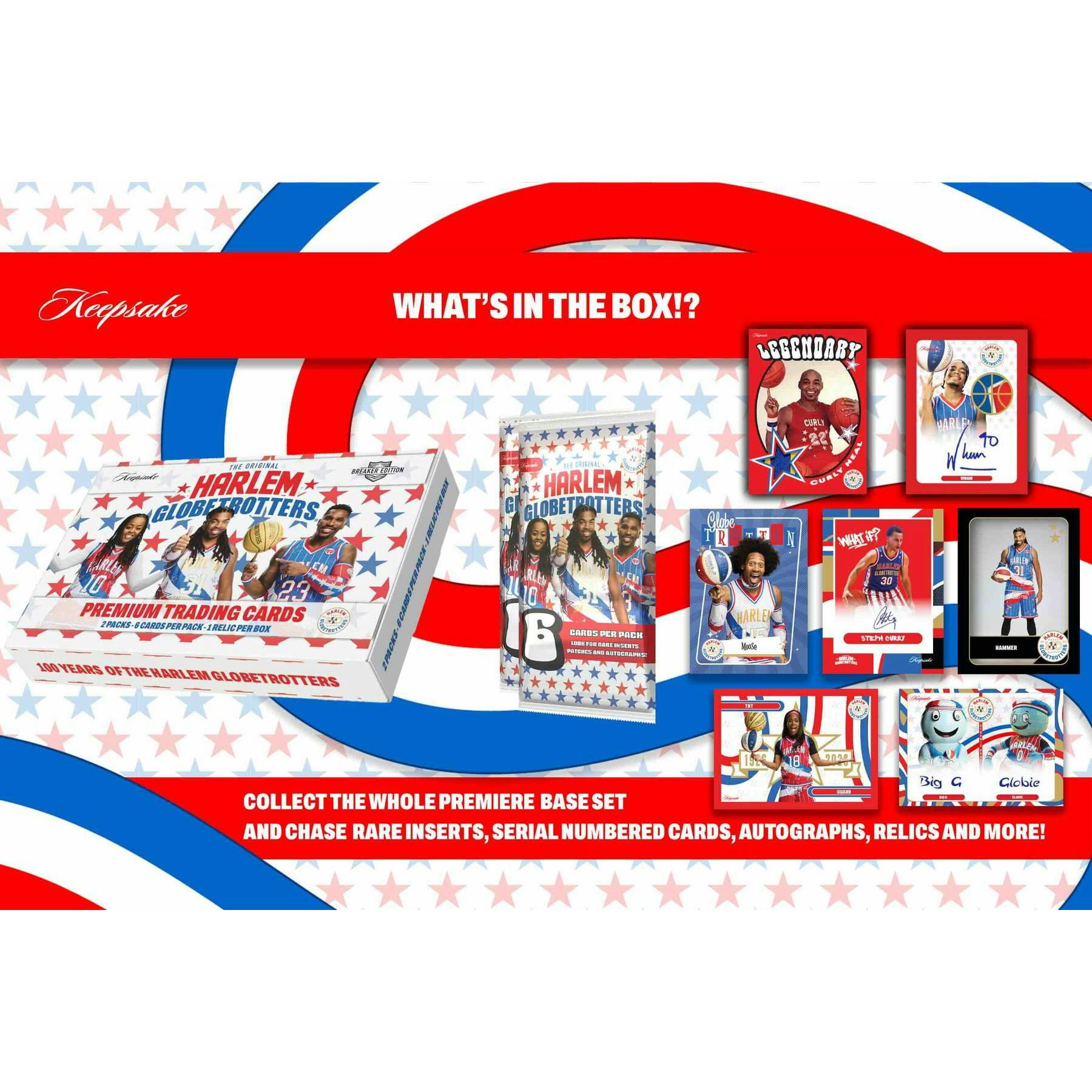 2026 Keepsake Harlem Globetrotters 100th Anniversary Keepsake Premiere Breaker 10-Box Case (Presell)