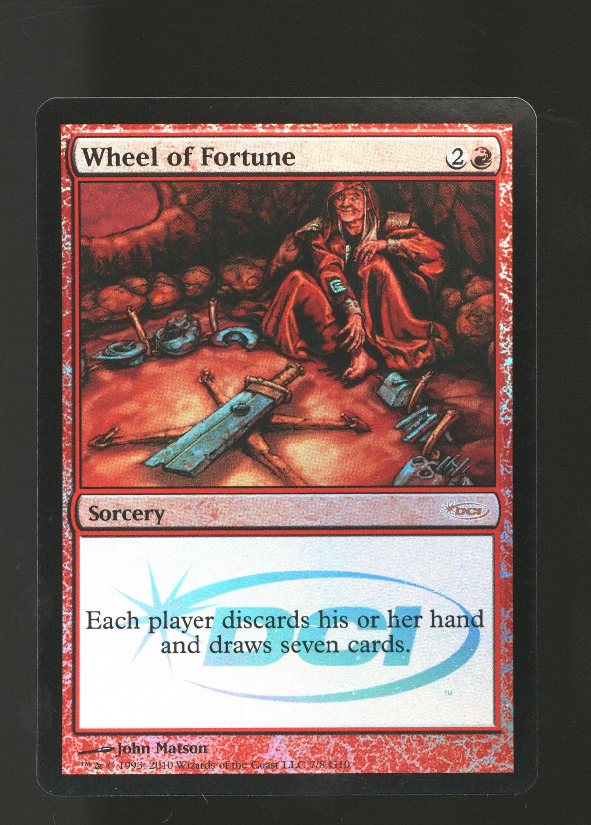 Magic the Gathering Judge Promo FOIL Wheel of Fortune LIGHTLY PLAYED LP *272