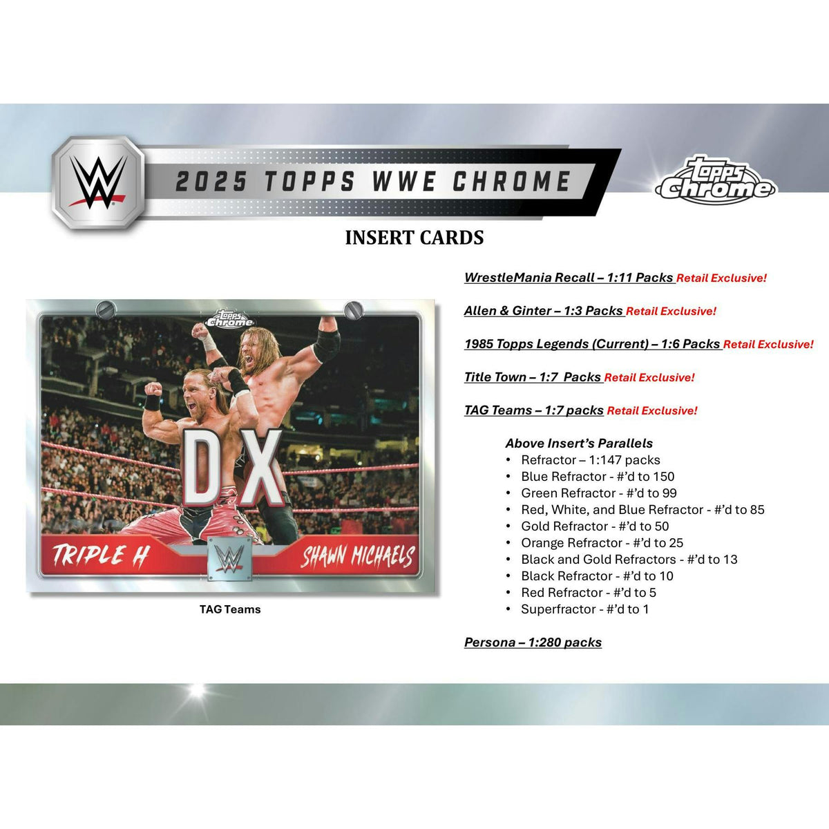 2025 Topps Chrome WWE Wrestling Blaster 40-Box Case