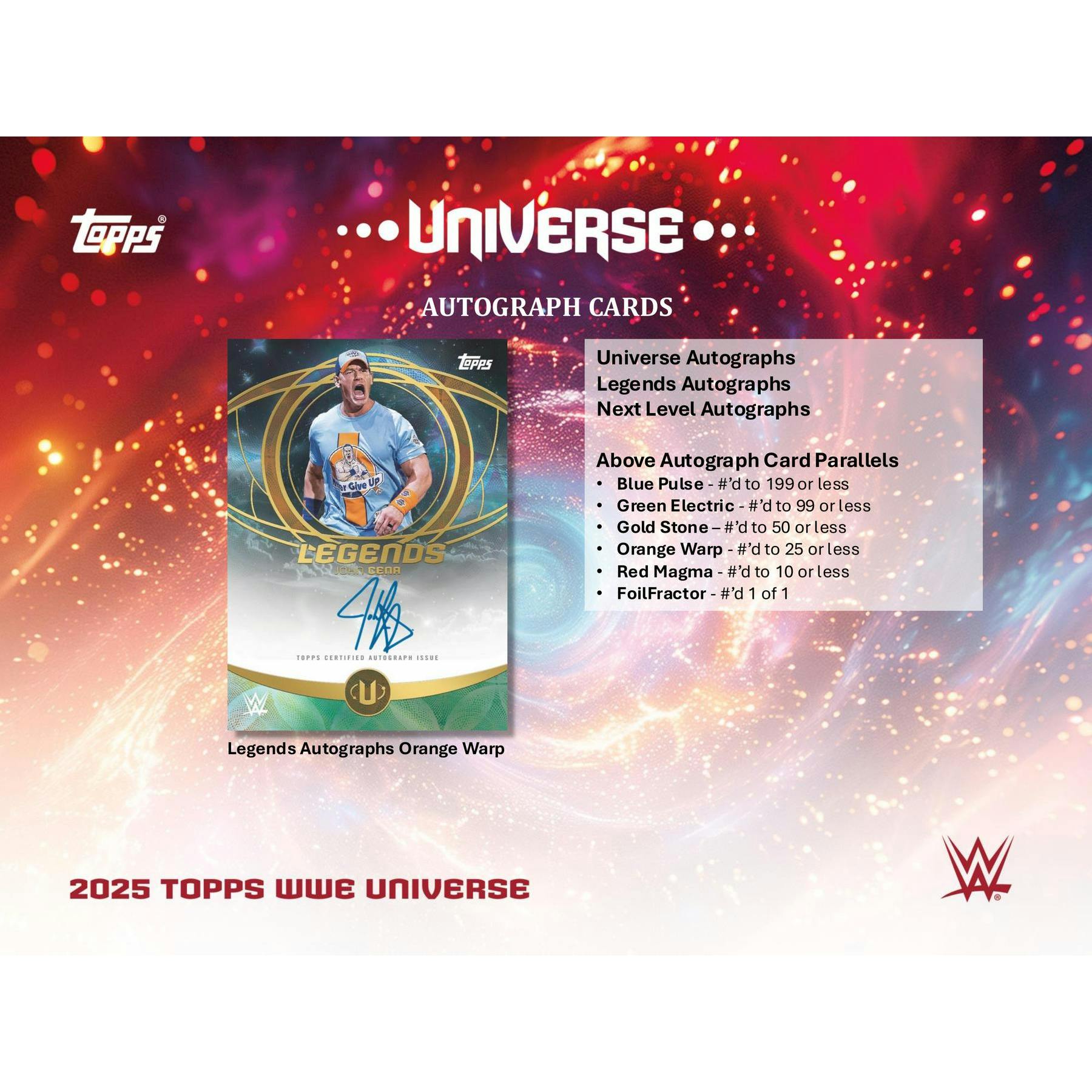 2025 Topps WWE Universe Wrestling Blaster Box