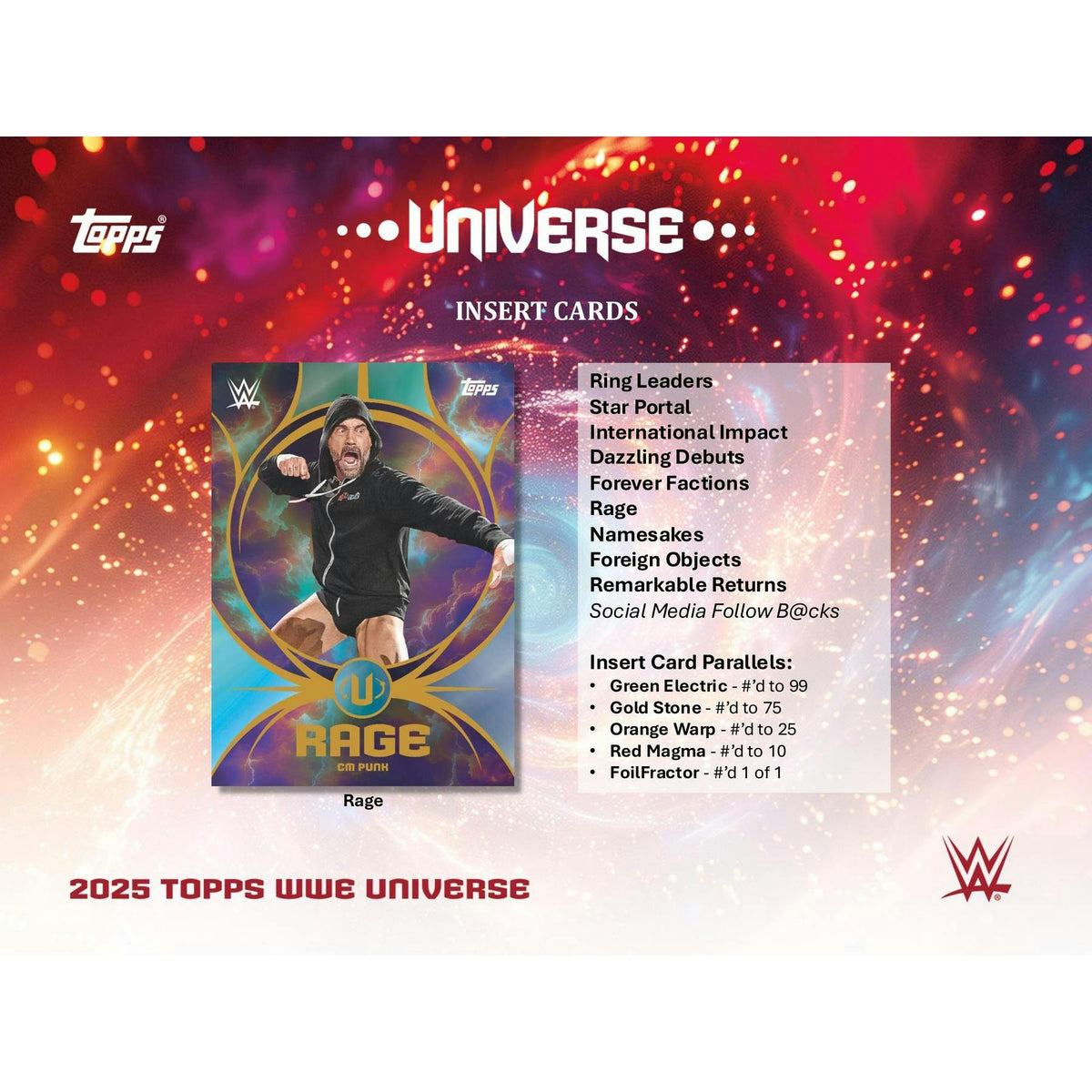 2025 Topps WWE Universe Wrestling Hobby Pack