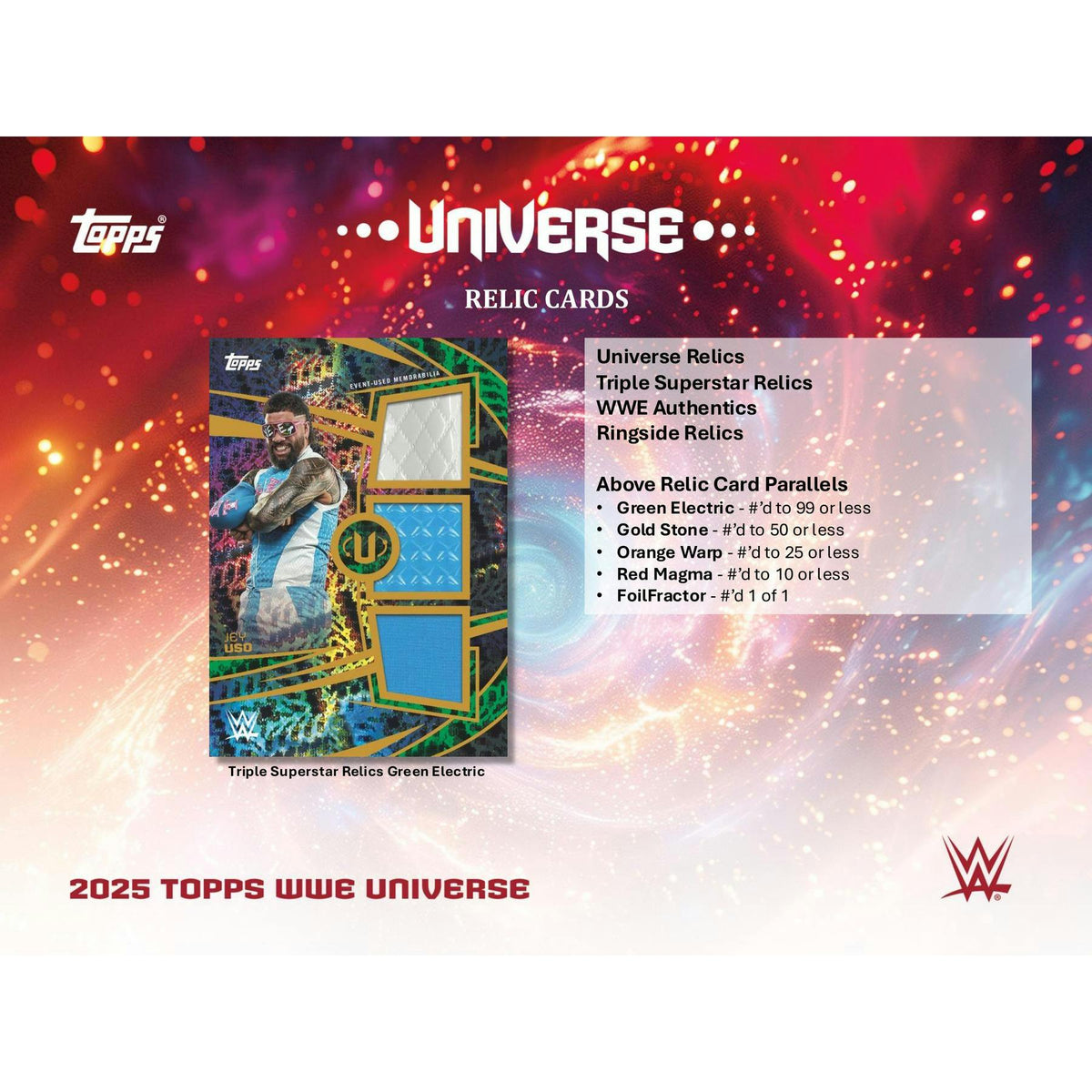 2025 Topps WWE Universe Wrestling Hobby Pack
