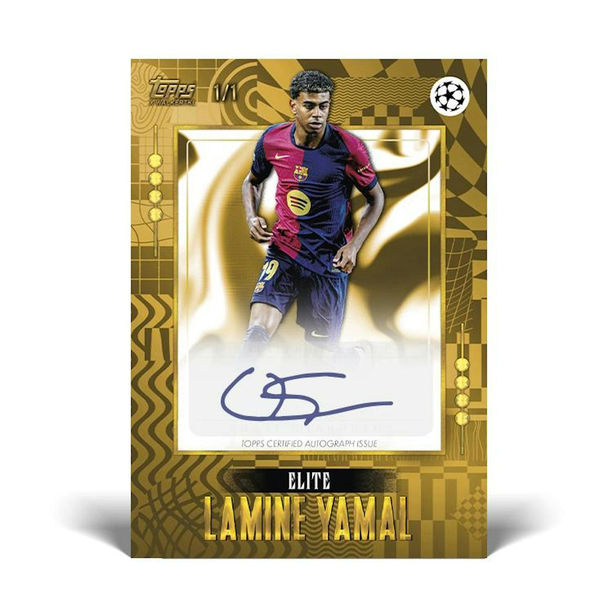 2024/25 Topps Gold UEFA Club Competitions Soccer Hobby Box