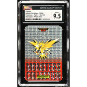 Pokemon Bandai CardDass Japanese Vending Zapdos 145 Red Prism CGC 9.5 MINT PLUS
