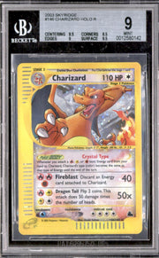 Pokemon Skyridge Charizard 146/144 Crystal Type Holo BGS 9 - 9.5 8.5 9 9.5
